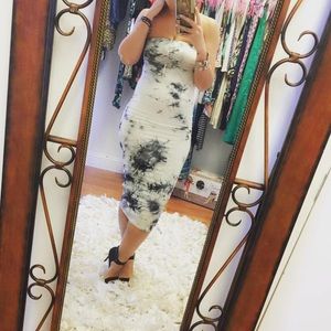 Tie-dye Midi dress