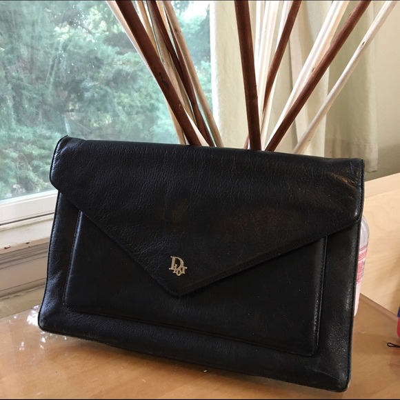 Vintage Dior Leather Clutch