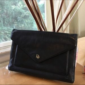 Vintage Dior Leather Clutch
