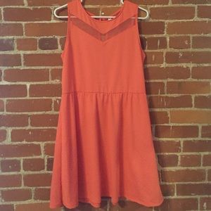 🌸 Coral Skater Dress 🌸