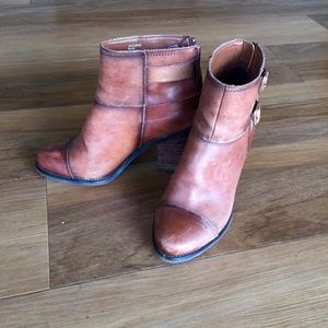 Jessica Simpson Leather Ankle Boots