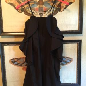 My Story Black ruffle dress