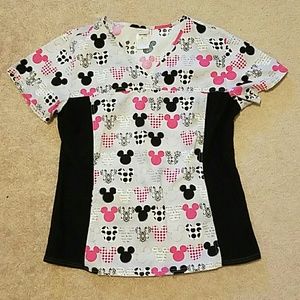 Disney scrub top
