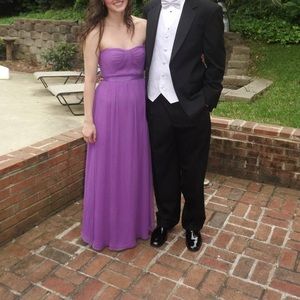 BCBGMaxAzria Purple Gown