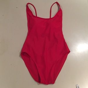 American Apparel backless one piece