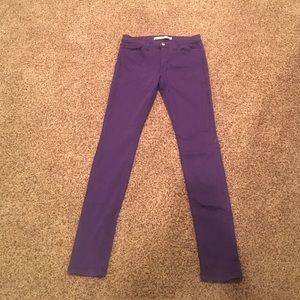 Purple stretch skinny Joe's Jeans size 28