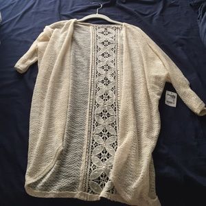 Cream cardigan