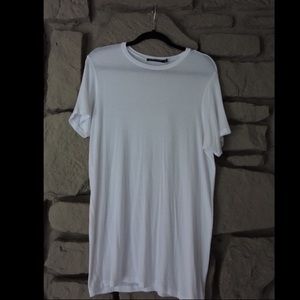 White Brandy Melville Long Tee