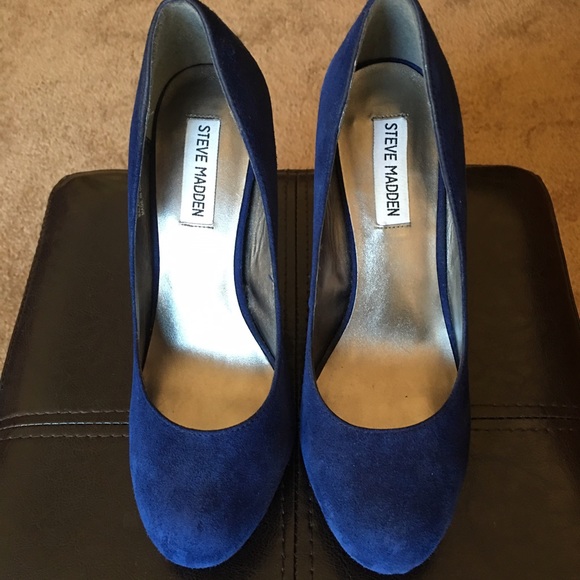 Steve Madden Shoes - Electric!!  Cobalt Blue Closed Toe High Heel