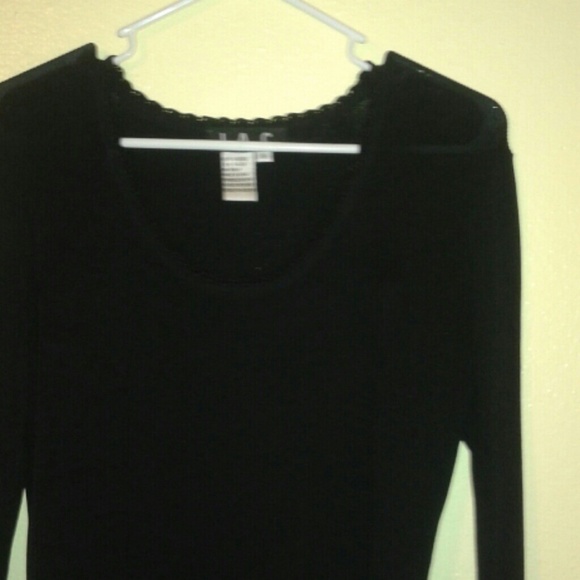 CLASSIC BLACK BLOUSE SEXY! - Picture 2 of 3