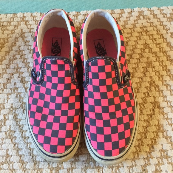 Checkered vans kids size 2.0