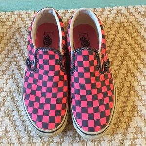 Checkered vans kids size 2.0