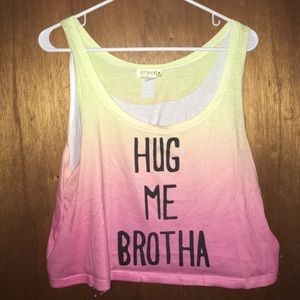 Loose fitting crop top