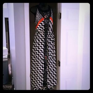 Contemporary maxi dress