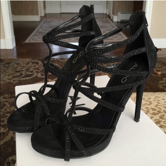 Black Aldo heels