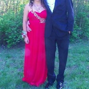 BEAUTIFUL Red Prom Dress