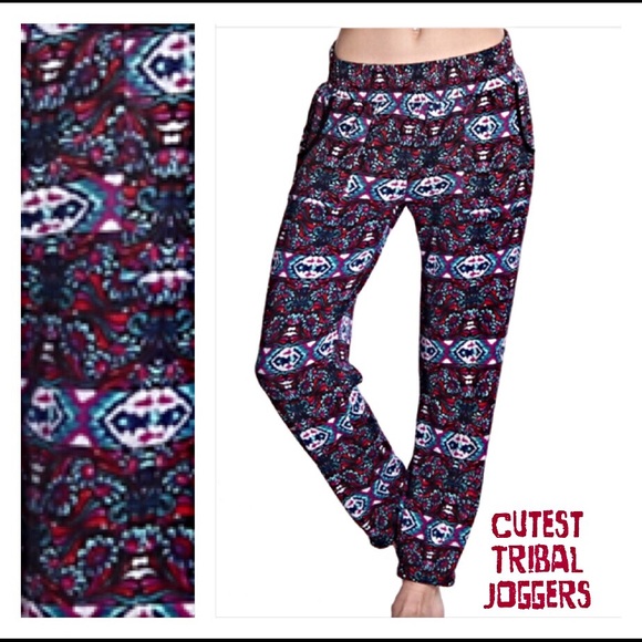 #closetcrush Pants - Darling Joggers Navy Berry Small