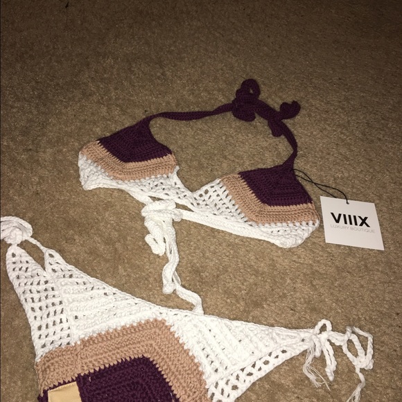 3-Color Crochet Bikini - Picture 3 of 5