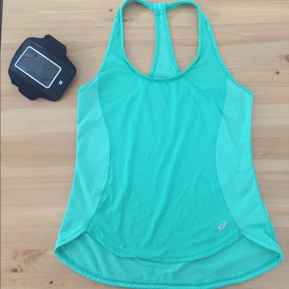 Ascis Light Green Work Out Top
