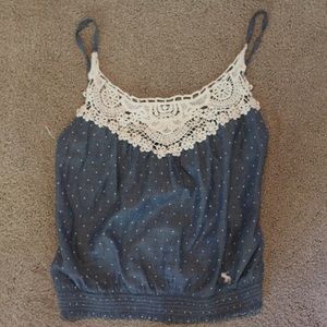 Navy tank top from Abercrombie and Fitch kids.