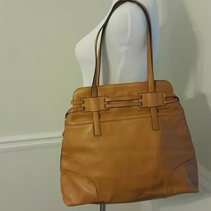Monsac Italian leather tote