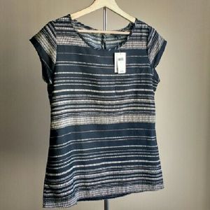 NWT Banana Republic Factory Cap Sleeve Blouse