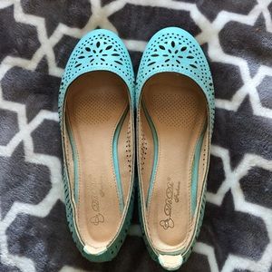 Light Blue ModCloth Flats - Size 7