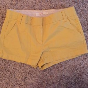 J. Crew Chino Broken-In Shorts -  Yellow