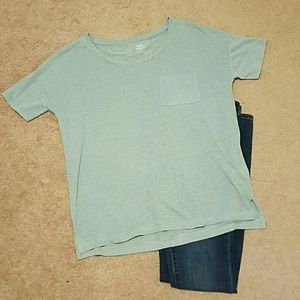 Teal shirt