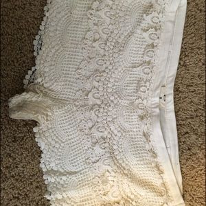 Pin and Needle Lace Cheeky Shorts