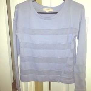Anne Klein Loft Light Blue Knit Sweater