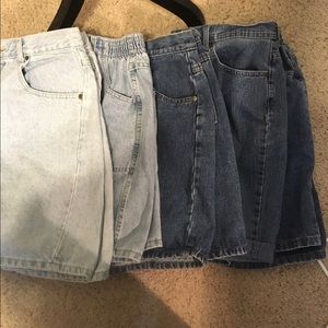 Lot of 5 Sz 12 jean shorts