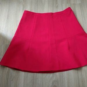 J. Crew pink mini skirt