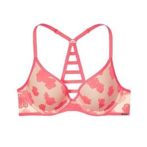 New Victoria's Secret Hibiscus Lace Cage Back Bra