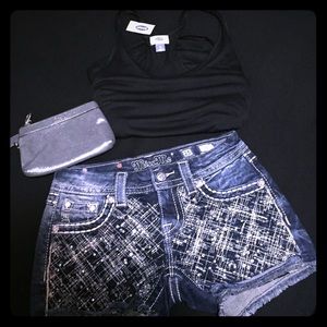 Miss Me Signature Shorts | JE8086H | sz: 25x3