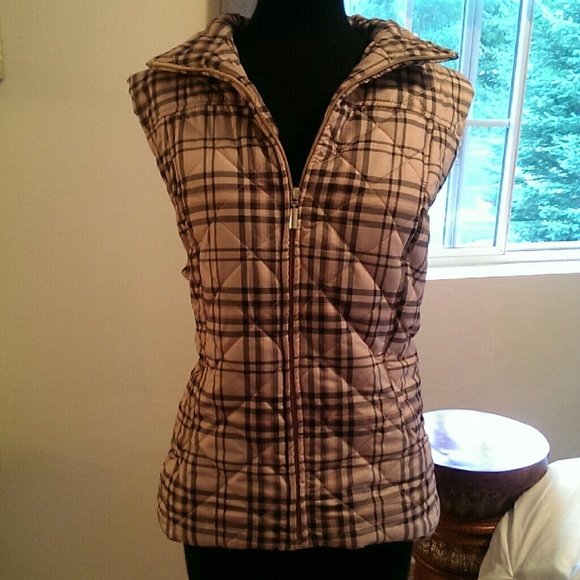 Classic plaid vest
