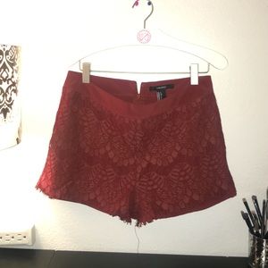 Lace shorts