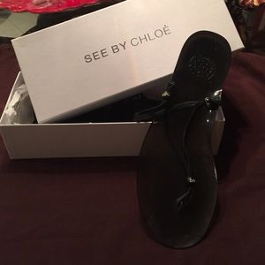 Black Jelly Tie Up Sandals