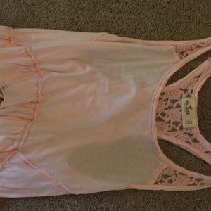 Pink top from Hollister.