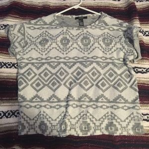 forever 21 tribal print tee