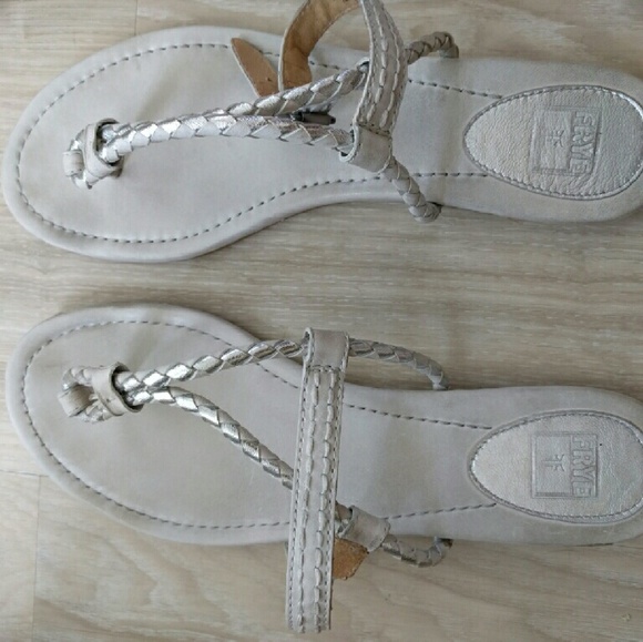 Frye braided leather sandals