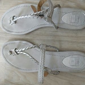 Frye braided leather sandals