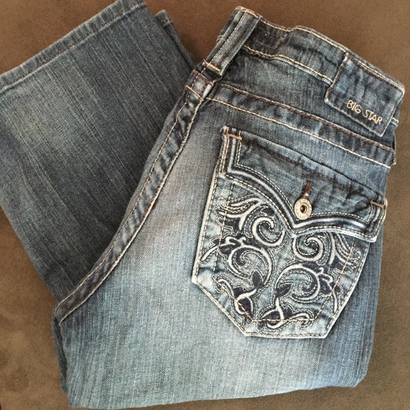 Big Star Remy low rise boot cut jeans