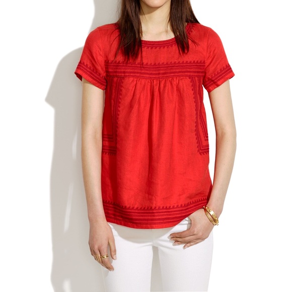 Folktale Linen top