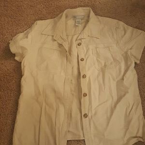 Collared Tan Short Sleeve
