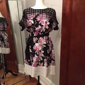 Floral print dress