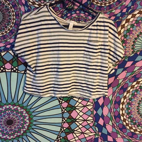 Striped Crop Top