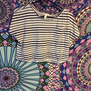 Striped Crop Top