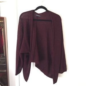 BRANDY Melville CAROLINE cardigan in Maroon