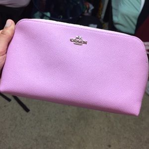 Coach clutch or make up bag